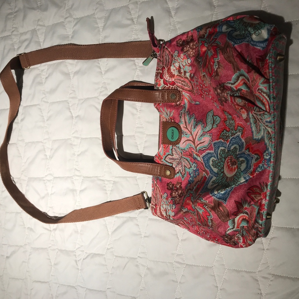 Oilily Shoulder Bag and Hand Bag Floral - Like New